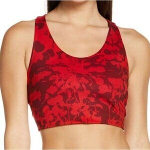 ZELLA "Studio Lite" Longline Sports Bra BNWOT Red Camo